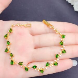 Green Diopside Bracelet 3*5mm
